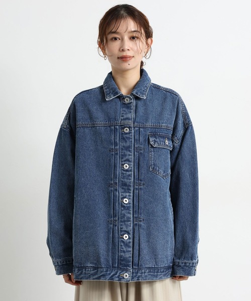 オーバーデニムGジャン《CLIP denim》（デニムジャケット）｜studio