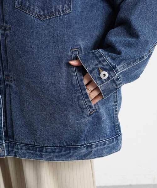 オーバーデニムGジャン《CLIP denim》（デニムジャケット）｜studio