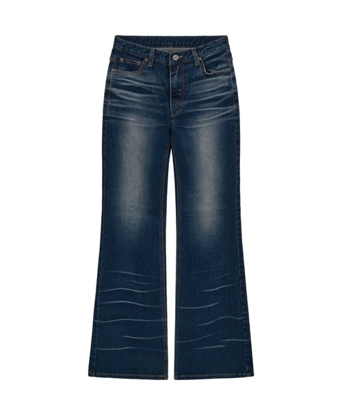 Midnight Move(ミッドナイトムーブ)の「Midnight Move/CROSSデニム(デニムパンツ・レディース・ブラック/ブルー・SMALL)」の15枚目の写真