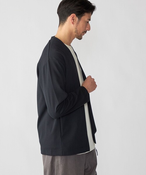 SHIPS(シップス)の「SHIPS: 〈セットアップ対応〉ジャカード ノーカラー カーディガン(カーディガン/ボレロ・メンズ・ダークグレー/ネイビー/グレー・SMALL/MEDIUM/LARGE/X-LARGE)」の10枚目の写真