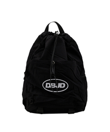 DOUBLE JD（ダブルジェイディー）の「ウーブンドロウバッグ（ブラック）（バックパック/リュック）」