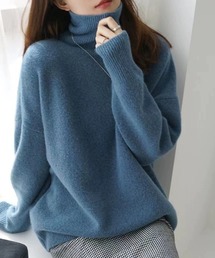 CELENA BEATS（セレナビーツ）の「ハイネック オーバーサイズ ルーズ ニット プルオーバー（ニット/セーター）」