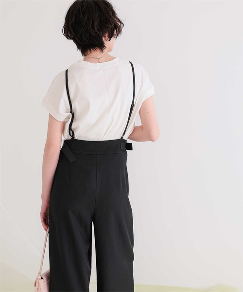 titivate(ティティベイト)の「サスペンダータックワイドパンツ(その他パンツ・レディース・ベージュ/グレー/ブラック・L/M/S)」の7枚目の写真