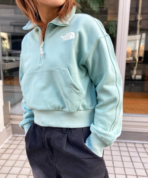 ノースフェイス セットアップ スウェット ミントグリーン THE NORTH FACE｜ザノースフェイスのスウェット（グリーン・カーキ