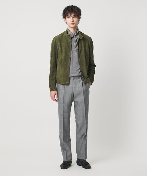 UNITED ARROWS(ユナイテッドアローズ)の「サイドアジャスター 1プリーツ スラックス(スラックス・メンズ・ダークブラウン/ダークグレー・48/50/46/44)」の6枚目の写真