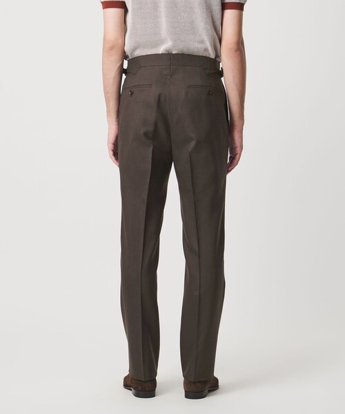 UNITED ARROWS(ユナイテッドアローズ)の「サイドアジャスター 1プリーツ スラックス(スラックス・メンズ・ダークブラウン/ダークグレー・48/50/46/44)」の9枚目の写真