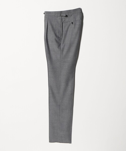 UNITED ARROWS(ユナイテッドアローズ)の「サイドアジャスター 1プリーツ スラックス(スラックス・メンズ・ダークブラウン/ダークグレー・48/50/46/44)」の10枚目の写真
