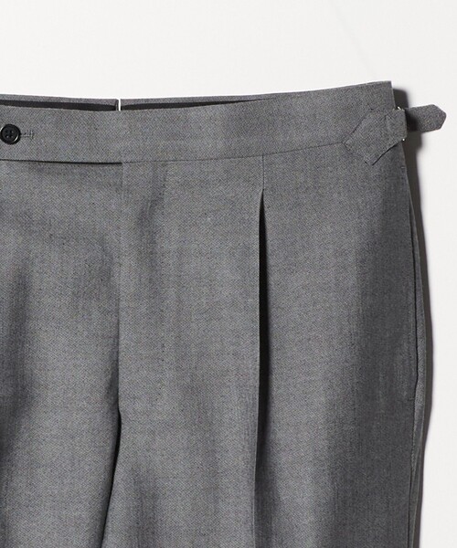 UNITED ARROWS(ユナイテッドアローズ)の「サイドアジャスター 1プリーツ スラックス(スラックス・メンズ・ダークブラウン/ダークグレー・48/50/46/44)」の13枚目の写真