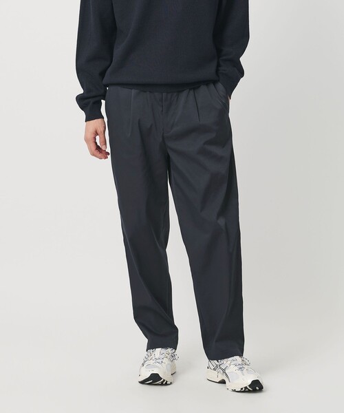 BEAUTY&YOUTH UNITED ARROWS（ビューティーアンドユースユナイテッドアローズ）の「TASLAN 1P イージー テーパード パンツ NO.7 吸水速乾機能付き（その他パンツ・メンズ・ネイビー/オフホワイト/ブラック・S/XL/M/L）」の3枚目の写真