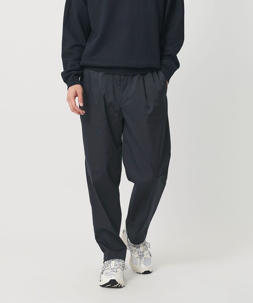 BEAUTY&YOUTH UNITED ARROWS（ビューティーアンドユースユナイテッドアローズ）の「TASLAN 1P イージー テーパード パンツ NO.7 吸水速乾機能付き（その他パンツ・メンズ・ネイビー/オフホワイト/ブラック・S/XL/M/L）」の4枚目の写真