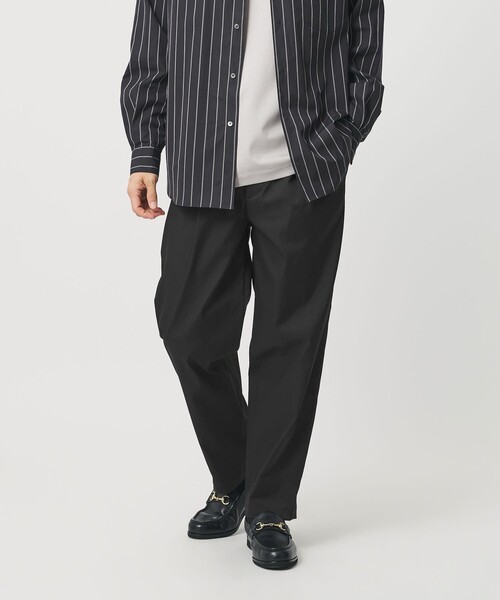 BEAUTY&YOUTH UNITED ARROWS（ビューティーアンドユースユナイテッドアローズ）の「TASLAN 1P イージー テーパード パンツ NO.7 吸水速乾機能付き（その他パンツ・メンズ・ネイビー/オフホワイト/ブラック・S/XL/M/L）」の8枚目の写真