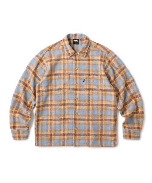FTC（エフティーシー）の「LOOSE GAUGE PLAID SHIRT（シャツ/ブラウス・メンズ・ピンク/イエロー/ネイビー・X-LARGE/LARGE/MEDIUM）」の2枚目の写真