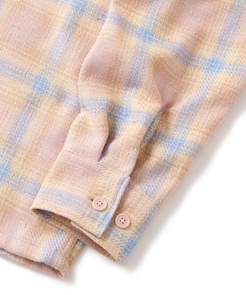 FTC（エフティーシー）の「LOOSE GAUGE PLAID SHIRT（シャツ/ブラウス・メンズ・ピンク/イエロー/ネイビー・X-LARGE/LARGE/MEDIUM/SMALL）」の11枚目の写真