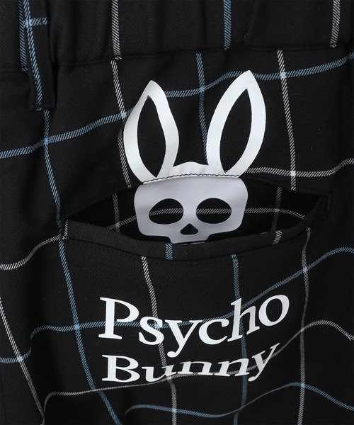 Psycho Bunny(サイコバニー)の「ポケットバニー ウィンドペンチェックパンツ(スラックス・メンズ・ブラック・MEDIUM/SMALL/X-LARGE/LARGE)」の6枚目の写真