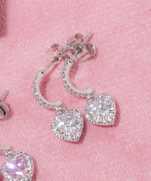 JILL by JILL STUART | Cubic プチハートピアス(ピアス（両耳用）)