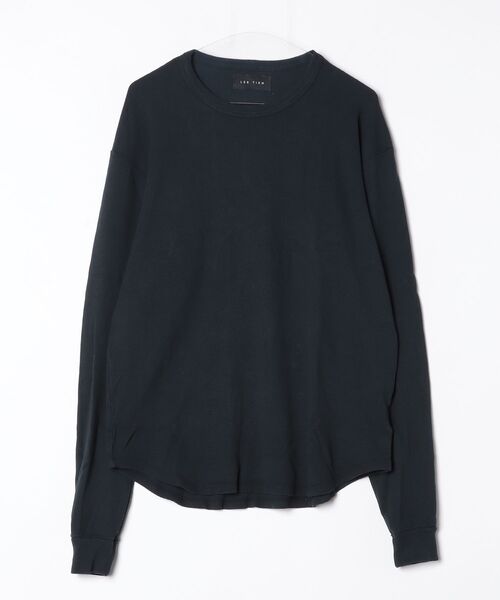 LES TIEN(レスティエン)の「LES TIEN BASEBALL HEM TEE / コットンサーマル (TH-2104)(Tシャツ/カットソー・メンズ・ブラック/ブラック系その他2・LARGE/MEDIUM)」の3枚目の写真