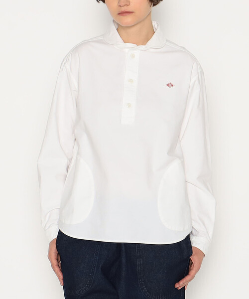 Danton ダントン　シャツ　ブラウス　(美品) Women's Oxford Round Collar Pullover Shirt（シャツ/ブラウス