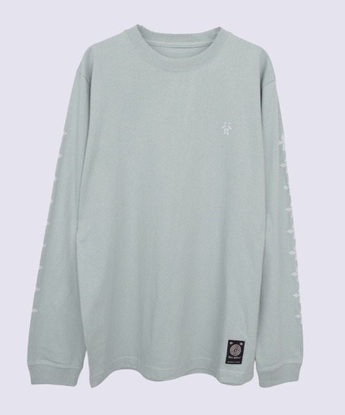 KOZABURO(コウザブロウ)の「【KOZABURO/コウザブロウ】Nicolas Tirabasso Print LS Tee(Tシャツ/カットソー・メンズ・ブラック/ミント・S/M)」の1枚目の写真