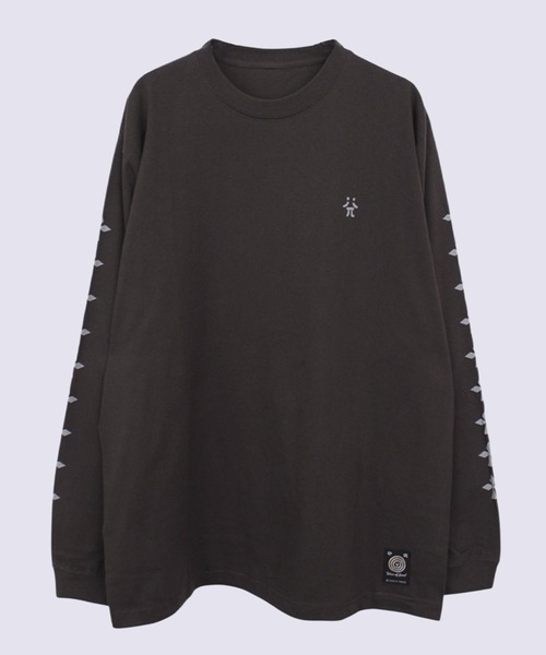 KOZABURO(コウザブロウ)の「【KOZABURO/コウザブロウ】Nicolas Tirabasso Print LS Tee(Tシャツ/カットソー・メンズ・ブラック/ミント・S/M)」の2枚目の写真