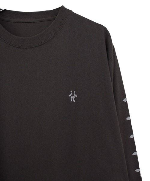 KOZABURO(コウザブロウ)の「【KOZABURO/コウザブロウ】Nicolas Tirabasso Print LS Tee(Tシャツ/カットソー・メンズ・ブラック/ミント・S/M)」の5枚目の写真
