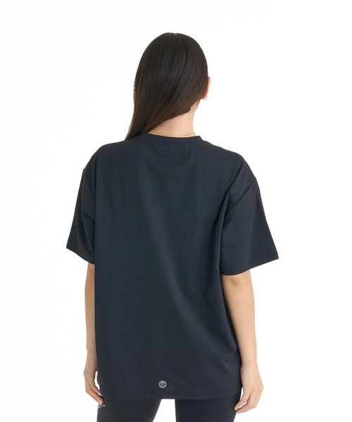 ROXY(ロキシー)の「ROXY ウィメンズ FITNESS BLOOM BRIGHT S/S TEE Tシャツ 【2026年春夏モデル】/ロキシー速乾半袖Tシャツ(Tシャツ/カットソー・レディース・ブラック/ライトピンク/ホワイト・SMALL/MEDIUM/LARGE)」の6枚目の写真
