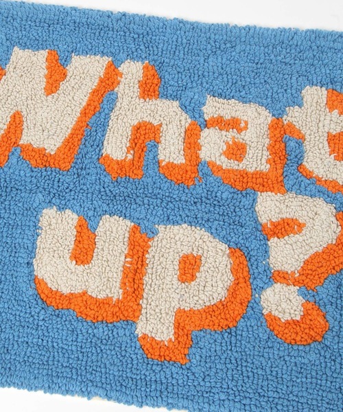 niko and...(ニコアンド)の「What’s upマット/40×60cm(ラグ/マット・レディース・ブルー/アイボリー・0)」の7枚目の写真