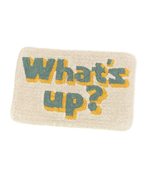 niko and...(ニコアンド)の「What’s upマット/40×60cm(ラグ/マット・レディース・ブルー/アイボリー・0)」の13枚目の写真