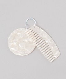 JEANASIS（ジーナシス）の「ミラー&コームSET/638855（手鏡/メイクミラー）」