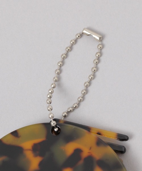 JEANASIS（ジーナシス）の「ミラー&コームSET/638855（手鏡/メイクミラー・レディース・ブラウン系その他/ホワイト系その他・FREE）」の4枚目の写真