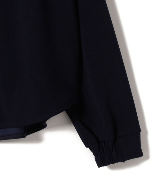 SHIPS Colors(シップス カラーズ)の「SHIPS Colors:〈手洗い可能〉カット ジョーゼット Vネック カーディガン(セットアップ対応可能)(カーディガン/ボレロ・レディース・ブラック/ネイビー/オフホワイト・ONE SIZE)」の8枚目の写真
