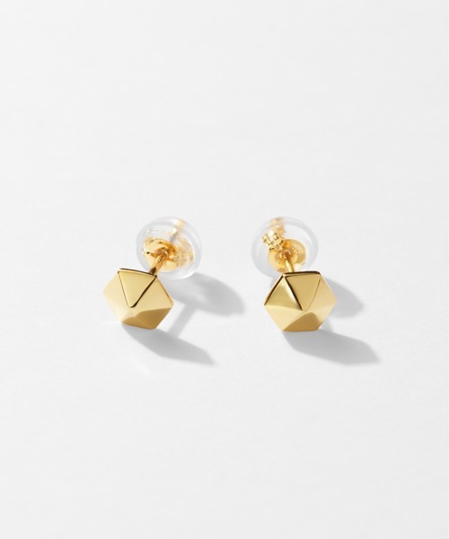Jewel closet by L&Co.(ジュエルクローゼットバイエルアンドコー)の「K10 スタッズ ピアス(ピアス(両耳用)・レディース・ゴールド系3/ゴールド系1/ゴールド系2・FREE)」の1枚目の写真