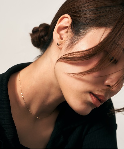 Jewel closet by L&Co.(ジュエルクローゼットバイエルアンドコー)の「K10 スタッズ ピアス(ピアス(両耳用)・レディース・ゴールド系3/ゴールド系1/ゴールド系2・FREE)」の7枚目の写真