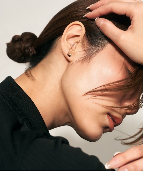Jewel closet by L&Co.(ジュエルクローゼットバイエルアンドコー)の「K10 スタッズ ピアス(ピアス(両耳用)・レディース・ゴールド系3/ゴールド系1/ゴールド系2・FREE)」の17枚目の写真