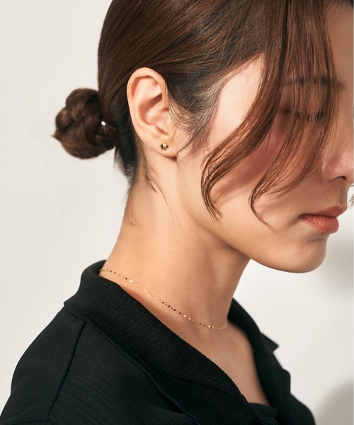 Jewel closet by L&Co.(ジュエルクローゼットバイエルアンドコー)の「K10 スタッズ ピアス(ピアス(両耳用)・レディース・ゴールド系3/ゴールド系1/ゴールド系2・FREE)」の21枚目の写真