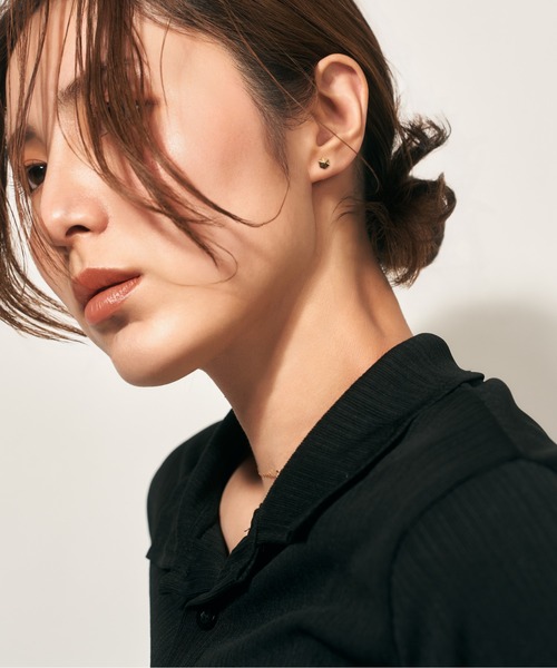 Jewel closet by L&Co.(ジュエルクローゼットバイエルアンドコー)の「K10 スタッズ ピアス(ピアス(両耳用)・レディース・ゴールド系3/ゴールド系1/ゴールド系2・FREE)」の22枚目の写真