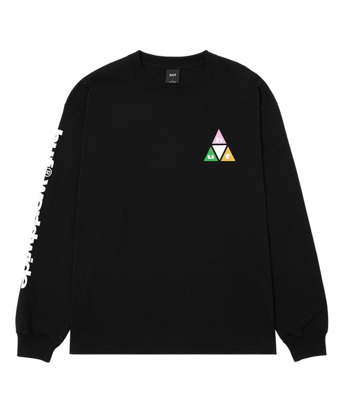 HUF(ハフ)の「PRISM TT LS TEE(Tシャツ/カットソー・メンズ・ホワイト/ブラック・S/M/L/XL/XXL)」の13枚目の写真