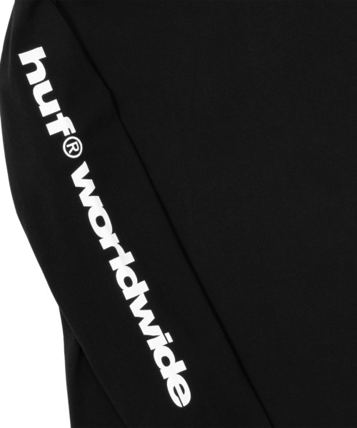 HUF(ハフ)の「PRISM TT LS TEE(Tシャツ/カットソー・メンズ・ホワイト/ブラック・S/M/L/XL/XXL)」の9枚目の写真