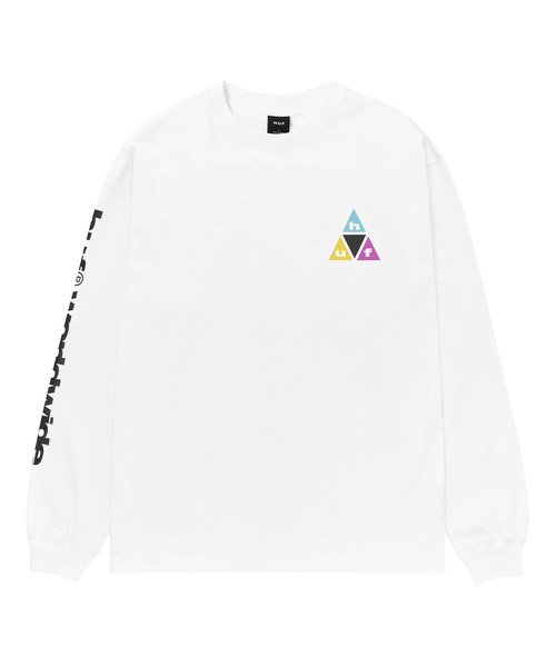 HUF(ハフ)の「PRISM TT LS TEE(Tシャツ/カットソー・メンズ・ホワイト/ブラック・S/M/L/XL/XXL)」の11枚目の写真