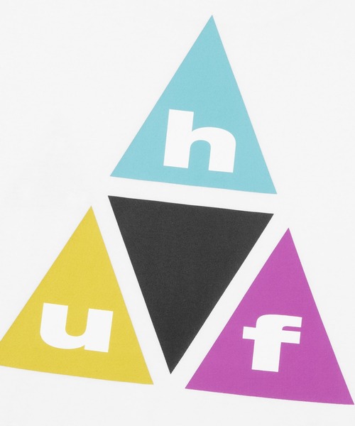 HUF(ハフ)の「PRISM TT LS TEE(Tシャツ/カットソー・メンズ・ホワイト/ブラック・S/M/L/XL/XXL)」の6枚目の写真