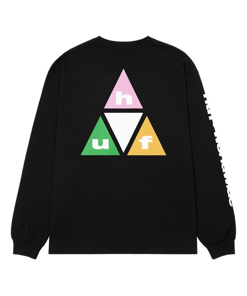 HUF(ハフ)の「PRISM TT LS TEE(Tシャツ/カットソー・メンズ・ホワイト/ブラック・S/M/L/XL/XXL)」の12枚目の写真