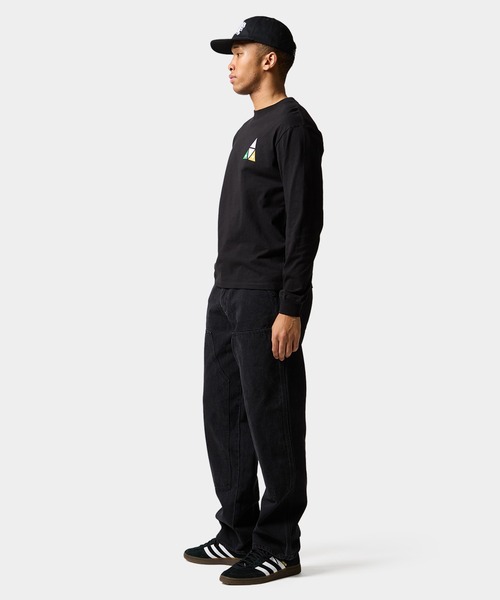 HUF(ハフ)の「PRISM TT LS TEE(Tシャツ/カットソー・メンズ・ホワイト/ブラック・S/M/L/XL/XXL)」の4枚目の写真