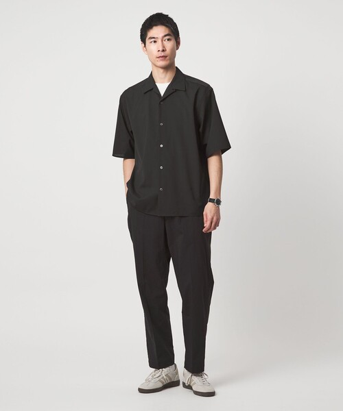 green label relaxing(グリーンレーベルリラクシング)の「ウォッシャブルトロ オープンカラー シャツ -ストレッチ-(シャツ/ブラウス・メンズ・ライトピンク/ブラック/ロイヤルブルー/モカ/ライム・XL/L/M/S/XS)」の16枚目の写真