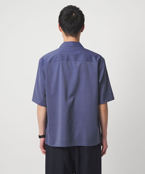 green label relaxing(グリーンレーベルリラクシング)の「ウォッシャブルトロ オープンカラー シャツ -ストレッチ-(シャツ/ブラウス・メンズ・ライトピンク/ブラック/ロイヤルブルー/モカ/ライム・XL/L/M/S/XS)」の12枚目の写真