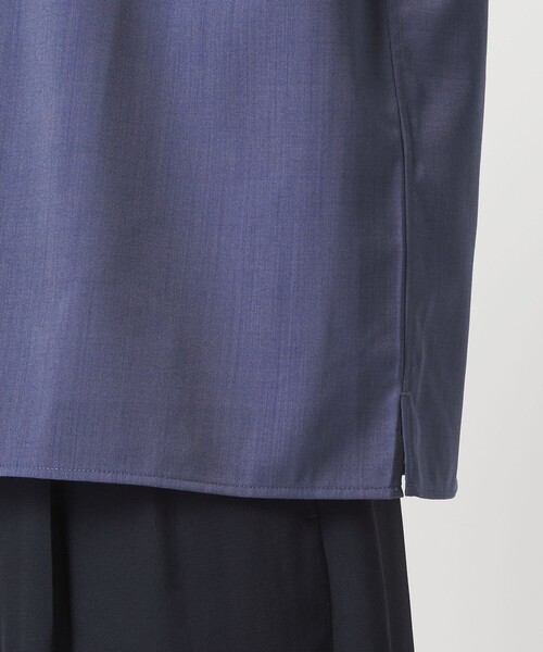 green label relaxing(グリーンレーベルリラクシング)の「ウォッシャブルトロ オープンカラー シャツ -ストレッチ-(シャツ/ブラウス・メンズ・ライトピンク/ブラック/ロイヤルブルー/モカ/ライム・XL/L/M/S/XS)」の15枚目の写真