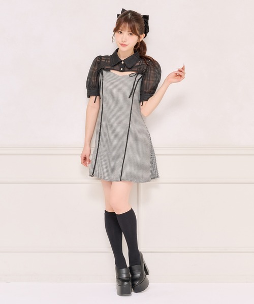 apres jour(アプレジュール)の「Wリボンフレアミニキャミワンピース(ワンピース・レディース・ブラック系その他2/ブラウン系その他/ブラック系その他/ブラック・SMALL/MEDIUM/X-LARGE)」の19枚目の写真