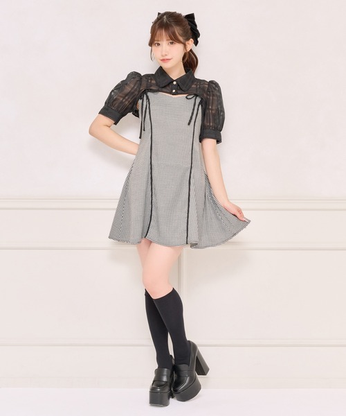 apres jour(アプレジュール)の「Wリボンフレアミニキャミワンピース(ワンピース・レディース・ブラック系その他2/ブラウン系その他/ブラック系その他/ブラック・SMALL/MEDIUM/X-LARGE)」の20枚目の写真