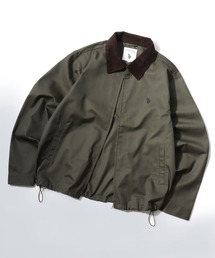 U.S. POLO ASSN.（ユーエスポロアッスン）の「U.S. POLO ASSN./ユーエスポロアッスン 別注 Hunting Jacket/オーバーサイズ TCツイル 襟コーデュロイ ハンティングジャケット/ワークジャケット/ブルゾン/レディース メンズ（ブルゾン）」