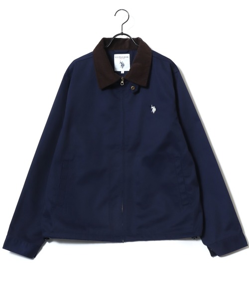 U.S. POLO ASSN.(ユーエスポロアッスン)の「U.S. POLO ASSN./ユーエスポロアッスン 別注 Hunting Jacket/オーバーサイズ TCツイル 襟コーデュロイ ハンティングジャケット/ワークジャケット/ブルゾン/レディース メンズ(ブルゾン・メンズ・ブラック/ベージュ/ネイビー/ブラウン/カーキ・L/M/LL)」の13枚目の写真