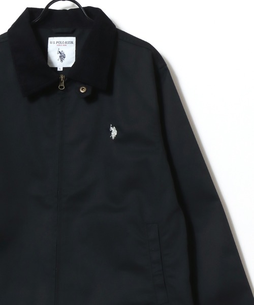 U.S. POLO ASSN.(ユーエスポロアッスン)の「U.S. POLO ASSN./ユーエスポロアッスン 別注 Hunting Jacket/オーバーサイズ TCツイル 襟コーデュロイ ハンティングジャケット/ワークジャケット/ブルゾン/レディース メンズ(ブルゾン・メンズ・ブラック/ベージュ/ネイビー/ブラウン/カーキ・L/M/LL)」の6枚目の写真