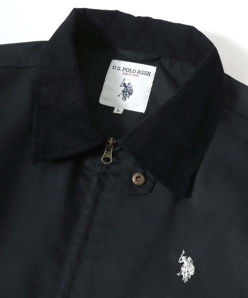 U.S. POLO ASSN.(ユーエスポロアッスン)の「U.S. POLO ASSN./ユーエスポロアッスン 別注 Hunting Jacket/オーバーサイズ TCツイル 襟コーデュロイ ハンティングジャケット/ワークジャケット/ブルゾン/レディース メンズ(ブルゾン・メンズ・ブラック/ベージュ/ネイビー/ブラウン/カーキ・L/M/LL)」の15枚目の写真